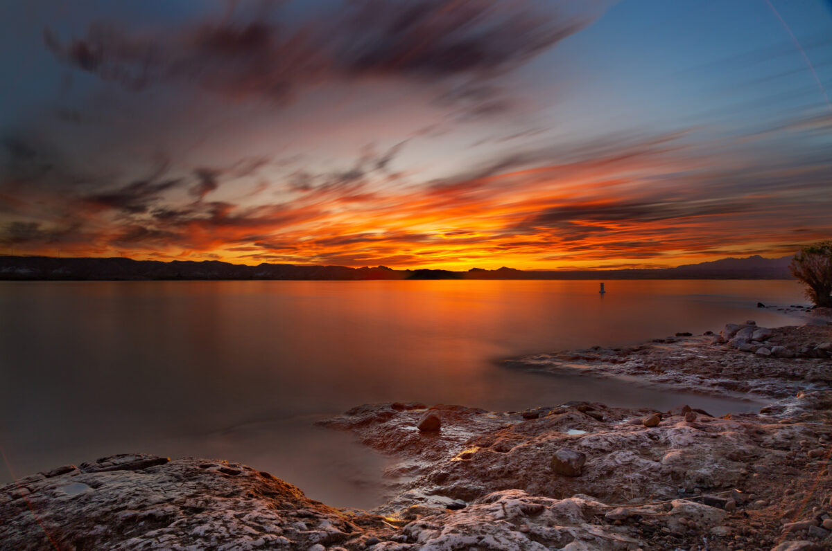 landscape photography, photographer, sunset, lake, arizona
